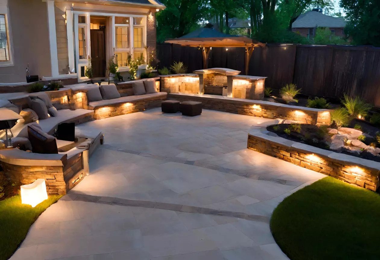 Incorporating Lighting into Your Hardscape Design