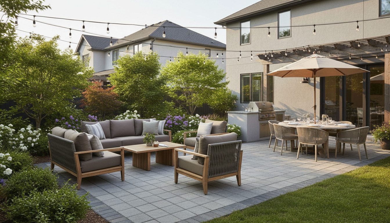 Backyard Staycation Ideas in Geo Locations with Hardscaping and Landscaping Features