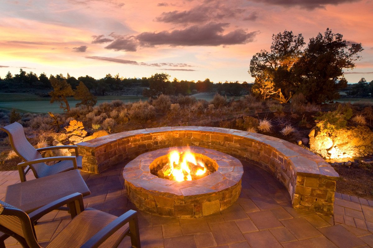 Fire Pit Hardscaping Staunton Virginia